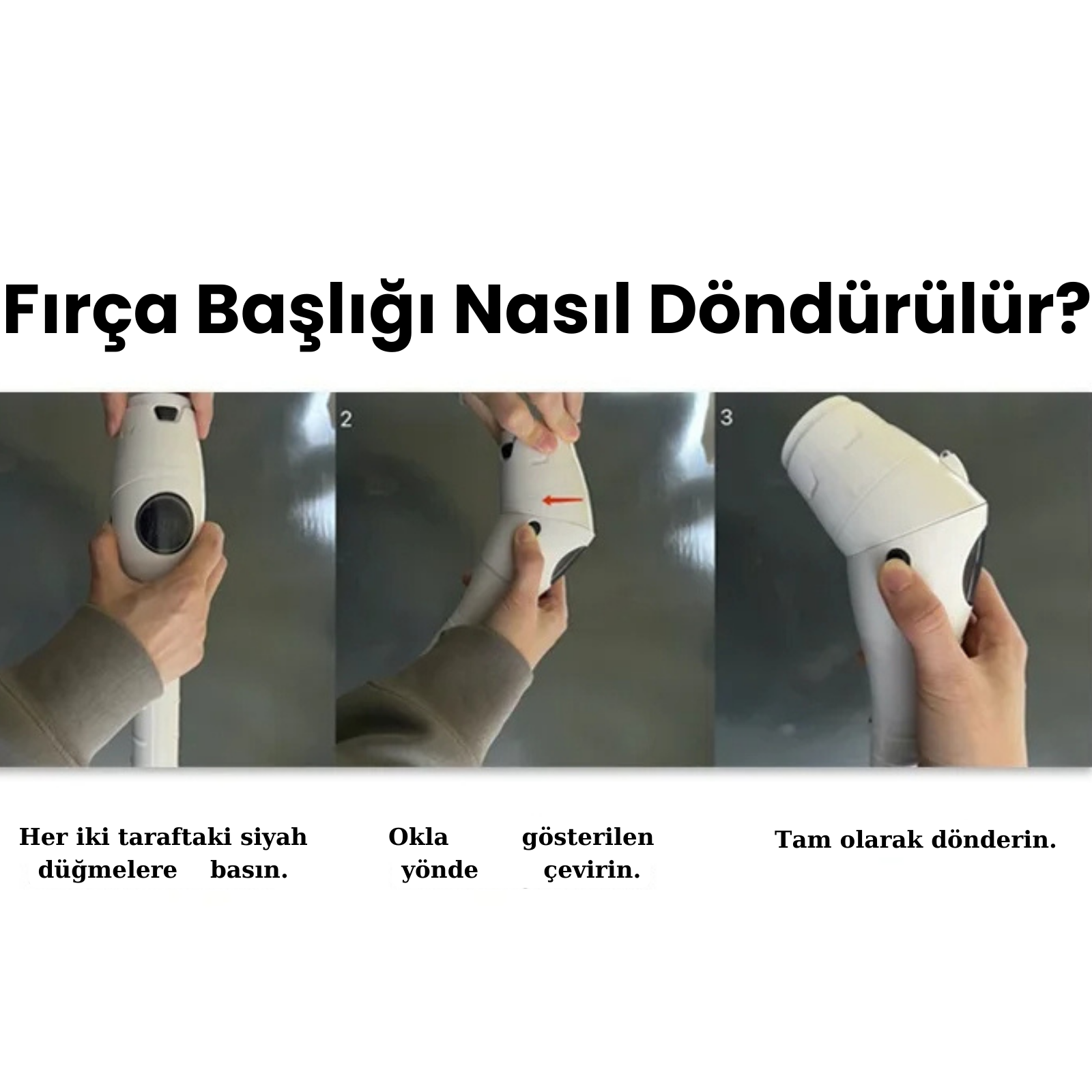 Şarjlı Temizlik Fırçası